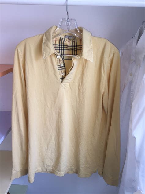 dark burberry long sleave|vintage Burberry long sleeve polo.